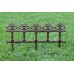 Prosperplast GARDEN ART Gartenzaun 372x34cm terracotta IPLB-R624