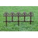 Prosperplast GARDEN ART Gartenzaun 372x34cm terracotta IPLB-R624