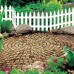 Prosperplast GARDEN CLASSIC Gartenzaun 322x35cm braun IPLSU-R222