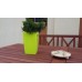 Pflanzkübel COUBI Blumentopf Pflanzbehälter mit Einsatz viereckig 4l, creme hell DUW160