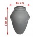 Prosperplast AQUACAN Regenwassertonne Amphore grau 360L , Wassertank ICAN360-S443