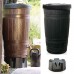 Prosperplast WOODCAN Regenwassertonne Wassertank 265l, braun IDWO265-R222