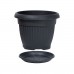 PROSPERPLAST TERRA Untersatz rund 25 cm, graphit, POD25-S433