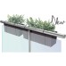 Prosperplast RATO CASE W Blumenkasten 58x18x19,5cm, Weiß DRC600W