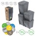 Sortibox Mülleimer Mülltrennsystem Abfalleimer Behälter Mülltrennung Recycling 2x25L 2x35L
