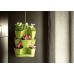 PROSPERPLAST COUBI Blumenampel Ampel-Kräutertopf mit drei Ebenen 9 l, limette grün DKN300W