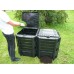 B-WARE Prosperplast MODULE COMPOGREEN Gartenkomposter schwarz IKSM800C-S411 beschädigt