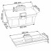 Prosperplast CALIBER Werkzeugkoffer, 400 x 200 x 186 mm N15S