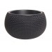 Prosperplast SPLOFY Bowl Blumentopf 37cm, 9l, anthrazit DKSP370-S433