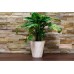 Blumentopf ROCKA H:15 cm, weiß DROC140
