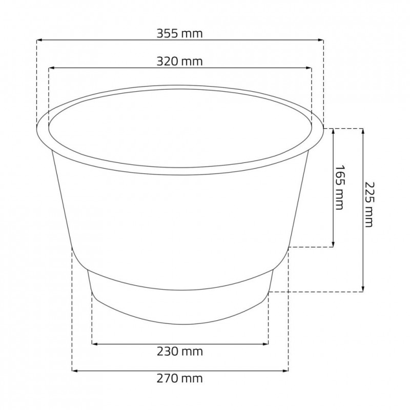 SLIM MATUBA 57L Pflanzkübel Anthrazit - Hochbeet Mit Tank 400x400x780 Mm Für Garten & Balkon