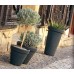 TOWER CLASSIC Pflanzkübel Blumentopf mit Einsatz H 60cm limettengrün massiv Optik DPC40