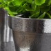 PROSPERPLASTCUBE CHROME SILVER Übertopf 3,5 L silber DGC200SF
