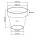 PROSPERPLAST CUBE P 0,6l transparent DCUB110P