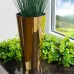 PROSPERPLASTTUBUS CHROME GOLD Übertopf 3 L glänzend inkl. Einsatz DGT150G