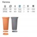 PROSPERPLAST VERONA 16 L terracotta DPV30