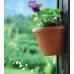 Prosperplast TERRA Blumentopf halbrund zum Aufhängen, 27cm, 4 l terracotta DST4