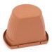 Prosperplast TERRA Blumentopf halbrund zum Aufhängen, 18cm, 1,1 l terracotta DST2