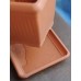 PROSPERPLAST TERRA untersatz viereckig 22x22 cm terracotta PKWT17-R624