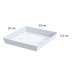 PROSPERPLAST LOFLY Untersatz eckig 20x20x3,2cm, grau PPLFQ200