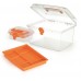 Prosperplast NUF SET Kunststoff-Organizer, 245 x 214 x 158 mm, orange NUFS23HT