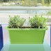 Prosperplast RESPANA SET Blumenkasten mit Untersetzer 70x18,4x14,5cm weiß ISE700P-S449