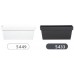 Prosperplast CUBE CASE Blumenkasten 39,2x18,2x16cm weiß DCUC400-S449