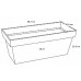 Prosperplast CUBE CASE Blumenkasten 58,7x26,4x23,6cm, Anthrazit DCUC600