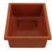 PROSPERPLAST DBON Blumenkasten 20 x 14 x 7,5 cm terracotta DBON