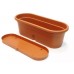 PROSPERPLAST PLASTICA Blumenkasten 28 x 12 x 10 cm, terracotta DKP1-R624