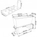 Prosperplast RATO CASE HIGH Blumenkasten+Wasserstandanzeiger 60x25x46cm DRTC600H-S433