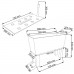 Prosperplast RATO CASE HIGH Blumenkasten+Wasserstandanzeiger 80x33x65cm DRTC800H-440U