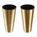 PROSPERPLASTTUBUS CHROME GOLD Übertopf 3 L glänzend inkl. Einsatz DGT150G