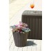 Prosperplast WOODE Blumentopf 48,8x45,7cm Stein Grau DBWO490-405U