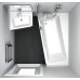 RAVAK 10° Badewanne 160x95 R snowwhite C841000000