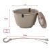 Prosperplast RATOLLA ROUND W Hängetopf Hängeampel 24,3cm, weiß DRLW240