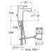 Roca L90 Einhebelbidetarmatur mit automatischem Spunt, 75A6001C00