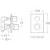 Roca Moai Thermostat- Wannen/Duscharmatur, 75A2846C00