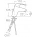 Roca Monodin Einhebel-Waschtischarmatur, chrom 75A3107C00