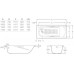 Roca Princess-N Badewanne 170 x 70 cm, Stahl/Email 190l, mit Handgriffe 7220950001