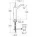 Roca Urban Standarmatur für Waschbecken mit automatischem Stöpsel, 75A3404C00