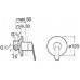 Roca Victoria Einhebel-Duscharmatur, Unterputz, chrom 75A2225C00