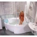 RAVAK ROSA I Badewanne 140 x 105 R snowwhite CV01000000