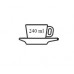 BANQUET 240 ml Keramiktasse Alia orange 60411210AO