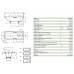Kaldewei Saniform V1 Star Rechteck-Badewanne weiß 160x70x41 134000010001
