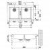 Franke Sirius SID 620, 860x510 mm, Spüle tectonite Onyx 114.0191.185