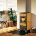 EDILKAMIN DAFNE Holz-Kaminofen luftgeführte, Lederfarbe 434520
