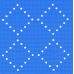 Spirella Alaska Duscheinlage 55 x 55 cm Electric Blue 1024571