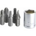 Stanley 1-13-907 1/4" Bit-Satz, 25 mm, mit Knarrenschlüssel und Steckschlüsseln, 40-teilig