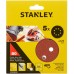Stanley STA32032-XJ Schleifblatt für Exzenterschleifer 125mm, P80, 5 Stück